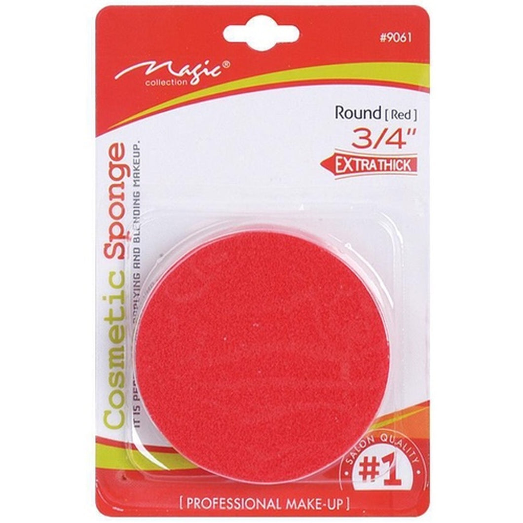 Extra Thick Red Cosmetic Sponge