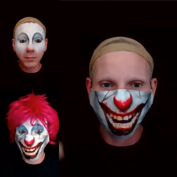 Masked Clown Makeup Tutorial