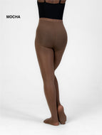 TotalSTRETCH Footed Plus Size Tights in 5 Shades
