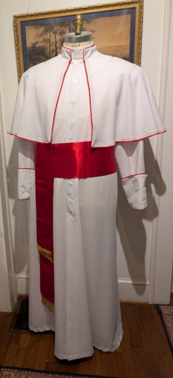 Pope Robe White/Red By Tabi Costumes