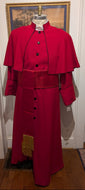 Cardinal Robe Red/Black By Tabi Costumes NEW