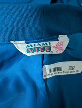 Load image into Gallery viewer, Vintage Miami Vice Royal Blue Formal Sport Coat

