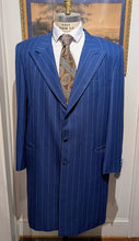 Load image into Gallery viewer, Zoot Suit Royal Blue with White pinstripe Size 2XL
