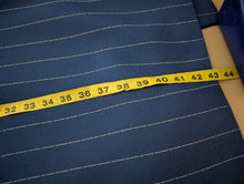 Load image into Gallery viewer, Zoot Suit Royal Blue with White pinstripe Size 2XL
