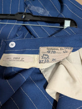 Load image into Gallery viewer, Zoot Suit Royal Blue with White pinstripe Size 2XL
