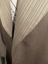 Load image into Gallery viewer, Zoot Suit Tan with Black Stripe size 52R/48W
