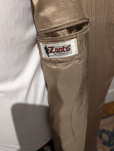 Load image into Gallery viewer, Zoot Suit Tan with Black Stripe size 52R/48W
