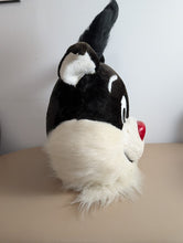 Load image into Gallery viewer, Cat Mascot Head in Black and White

