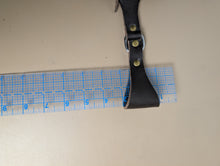 Load image into Gallery viewer, Leather Sword Frog in Brown
