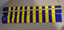Load image into Gallery viewer, Clown Socks Purple and Yellow Striped
