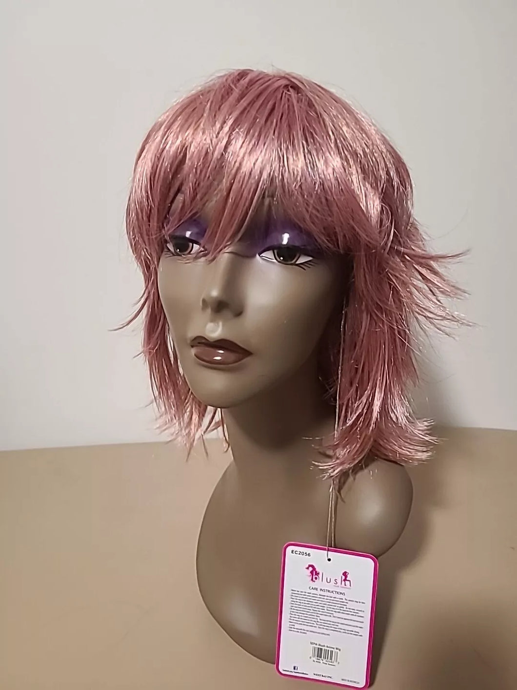 Kharma Long Pink Shag Wig