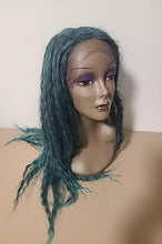 Load image into Gallery viewer, Raven Long and Wavy Lace Front Wig in Peach or Sea Green
