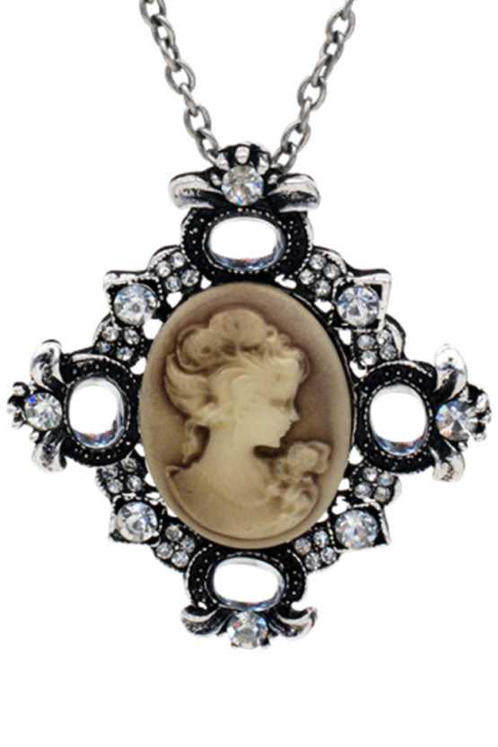 Necklace With Cameo Pendant