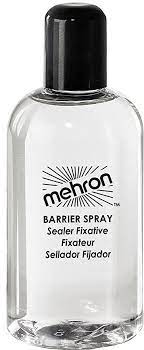 How to use Mehron Barrier Spray 