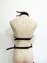 Load image into Gallery viewer, Leather Body Harness with Leg Straps
