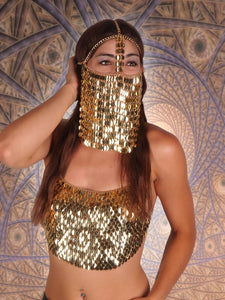 Sequin Chain Mail Veil in 5 Colors