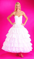 6 Bone Hoop Skirt with Ruffles