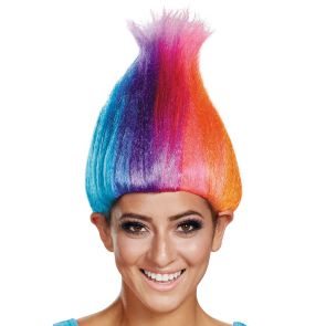 Trolls Rainbow Adult Wig
