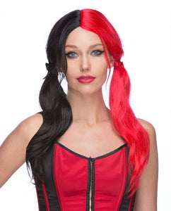 Viper Red & Black Wig