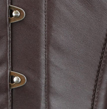 Load image into Gallery viewer, Overbust Faux Leather Brown
