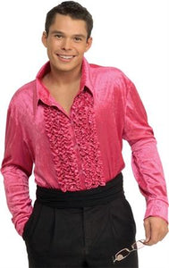 Velvet Disco Shirt Pink