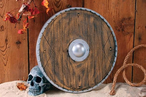 Shield Round Wood Texture 18"