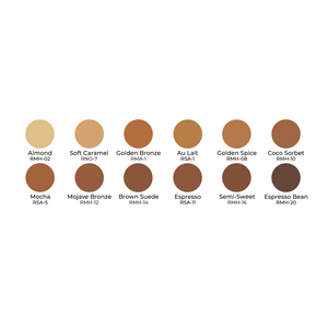 Matte HD Foundation Olive-Brown Palette