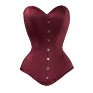 Burgundy Overbust Corset w/Hip Gores Sizes 24,30,32