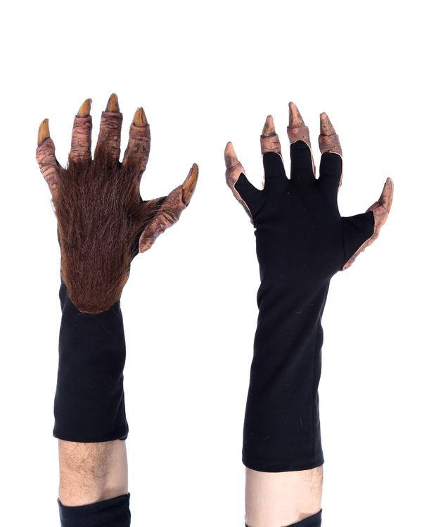 Gloves Beast Claws Brown