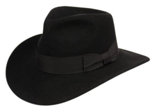 Fedora Wool Felt Black