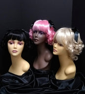 P-Ringlet Wig in Black or Blonde