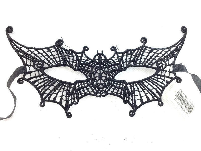 Mask Lace Black Brocade