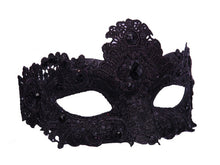 Load image into Gallery viewer, Mask Venetian Lace w/ Stones
