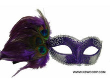 Load image into Gallery viewer, Venetian Mask w/ Feathers
