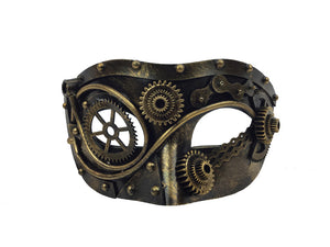 Mask Venetian Steampunk Gear Eye