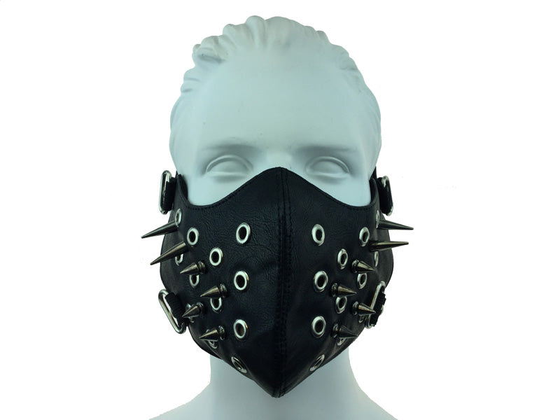 Mask Leather Mouth Spikes