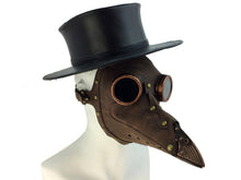 Load image into Gallery viewer, Plague Doctor Deluxe Mask In Black or Brown
