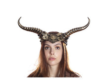 Load image into Gallery viewer, Vintage Style Horned Headdress
