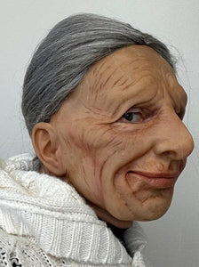 Old Woman w/Grey Hair Mask