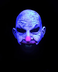 Mask Bald Clown UV White