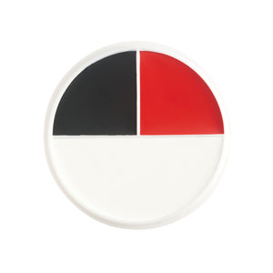 Creme Character Red White & Black Wheel