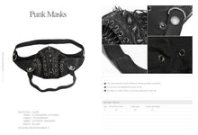 Load image into Gallery viewer, Mask Punk w/ Lacing and Studs
