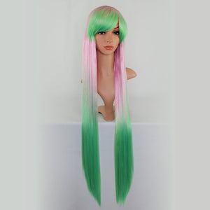 Suri Pink/Green Wig
