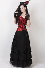Load image into Gallery viewer, Black Long Victorian Inspired Skirt
