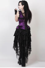 Load image into Gallery viewer, Black Lace Burlesque Skirt
