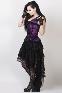 Black Lace Burlesque Skirt