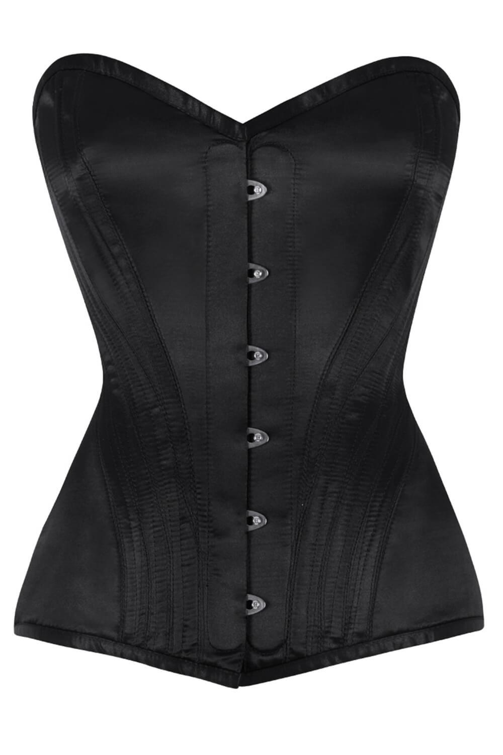 Black transparent custom corset – corsetpv