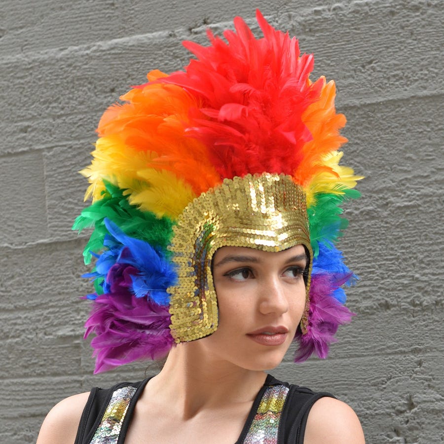 Headdress Rainbow