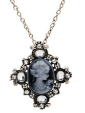 Load image into Gallery viewer, Necklace With Cameo Pendant
