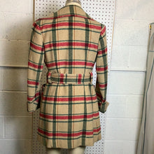 Load image into Gallery viewer, Isaacson’s Atlanta 70s Plaid Wool Womens Trench
